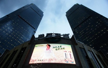 上海港汇广场双子楼图片