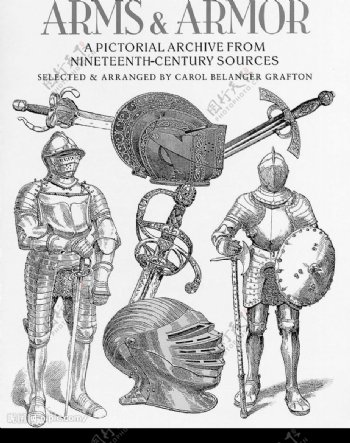 欧洲古代兵器盔甲骑士1图片