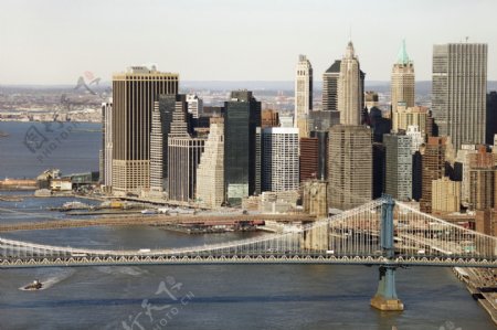 纽约曼哈顿布鲁克林大桥图片
