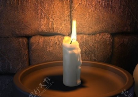 蜡烛燃烧动画max9图片