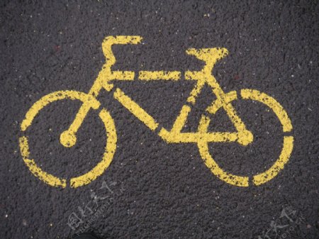 自行车标识图片