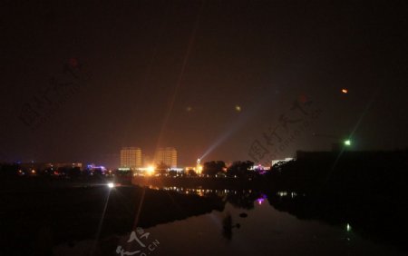 安福夜景图片