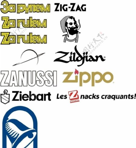 z开头的英文标志设计图片