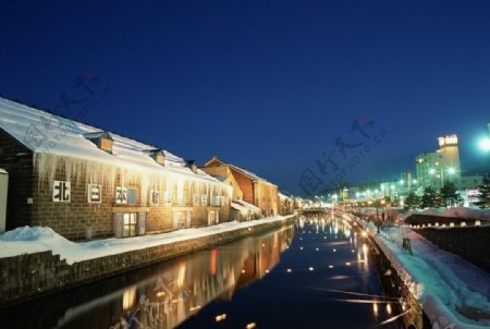 北海道夜景图片