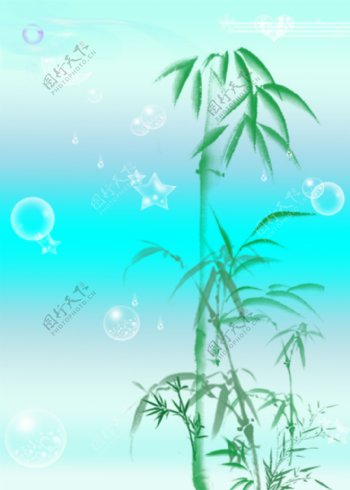 竹子背景图片