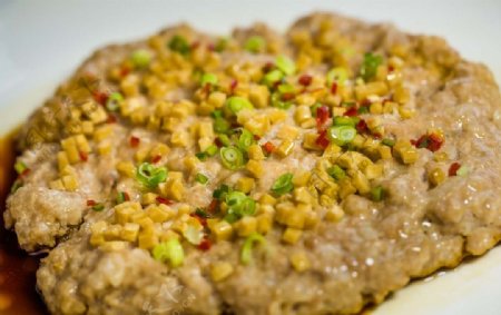 黄圃头菜剁肉美食高清图片