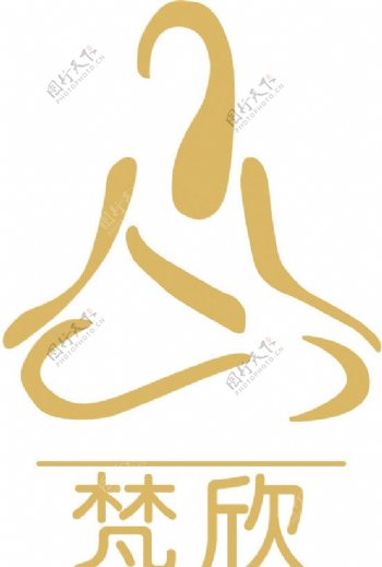 梵欣瑜珈logo图片