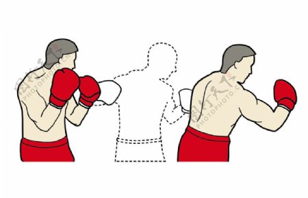 拳击动作指导图图片