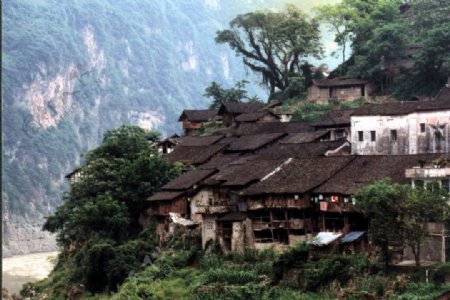 古代村庄图片