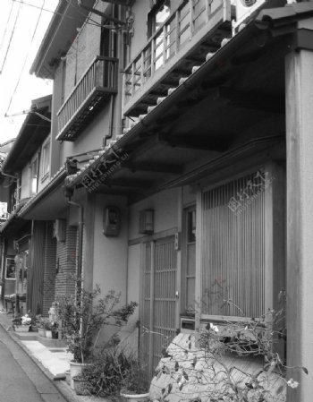 复古日本房屋图片