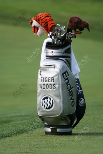 泰格伍兹专用高尔夫球包图片