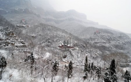 林州雪景图片