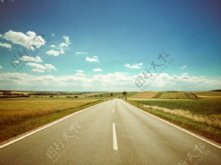 公路风景图图片