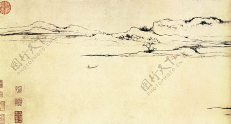 中国古典水墨画图片
