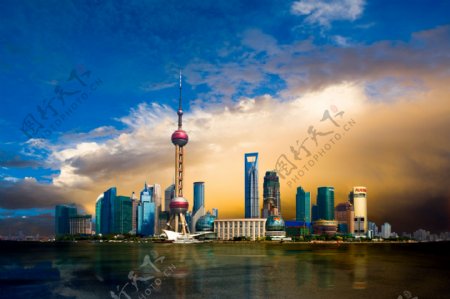 上海建筑群图片
