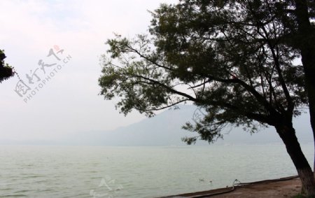 滇池风景图片