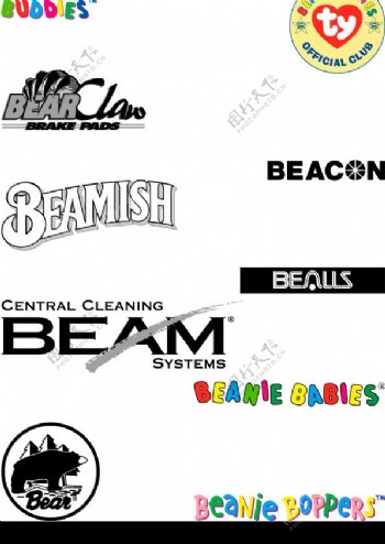 bea小熊logo标志图片