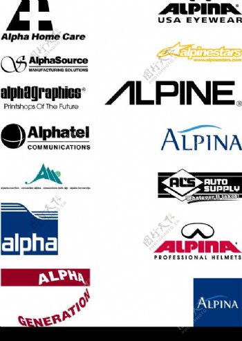 alp开头logo合集图片