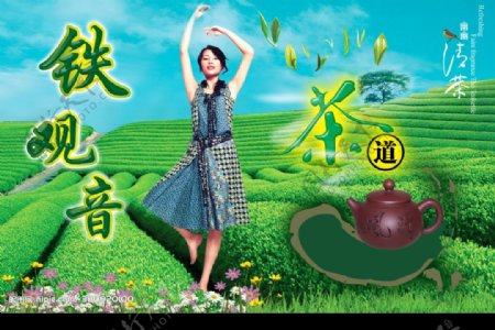 铁观音茶叶广告图片