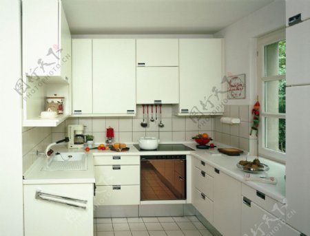时尚简单现代厨房内景图片