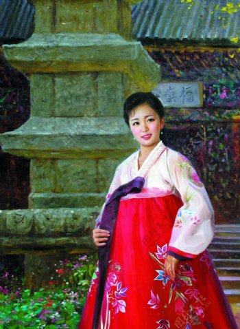 朝鲜族姑娘图片