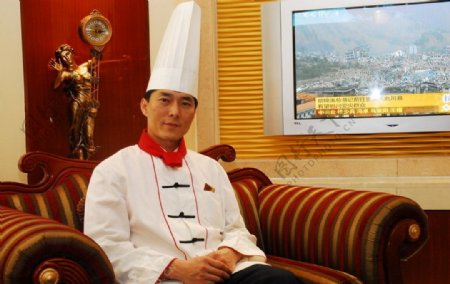 香港大厦国际美食百汇大厨康斌图片