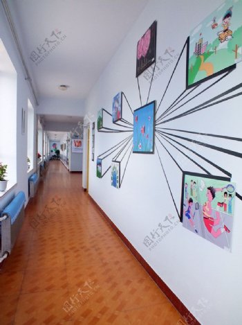 艺术楼走廊图片