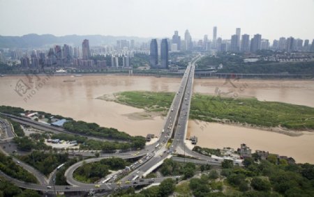 重庆石板坡长江大桥风光图片