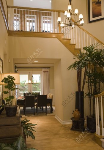 楼梯别墅客厅图片
