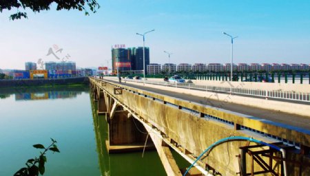 桥梁建筑梅州桥图片