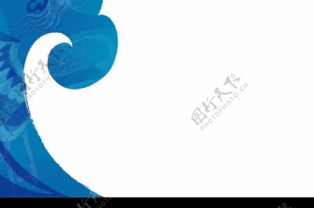 2008火炬核心图形BLUE蓝祥云图片