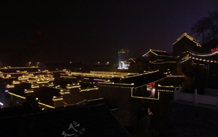 西津渡夜景图片