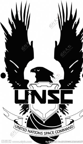 光晕光环游戏UNSC标志图片