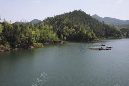 谢湾水库自然山水图片