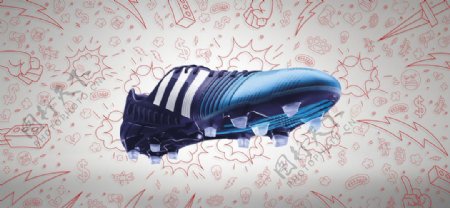 顶级足球鞋广告图片