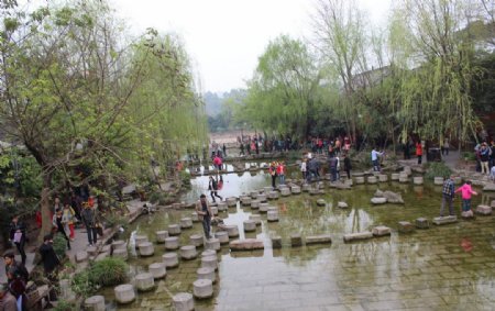 黄龙溪景色图片