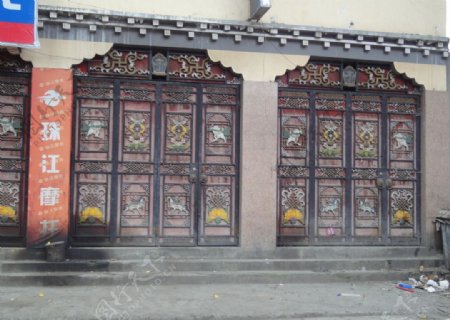 藏民建筑图片