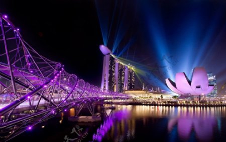 新加坡螺旋桥图片
