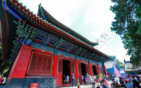 中岳嵩山少林寺图片