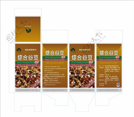 综合谷豆酵素包装图片