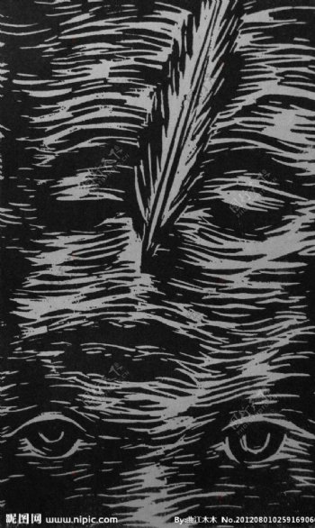 黑格183麦克迪阿米德之醉汉望蓟插图木刻版画图片