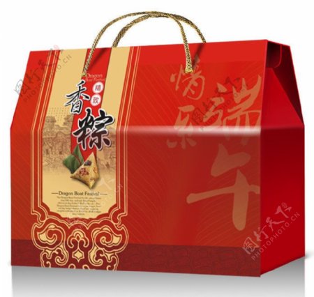 端午节粽子包装设计平面图图片