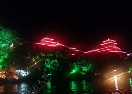 桂林夜色图片