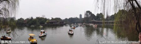 棠湖美景图片