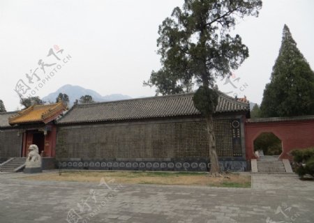 中岳庙寝殿南墙图片