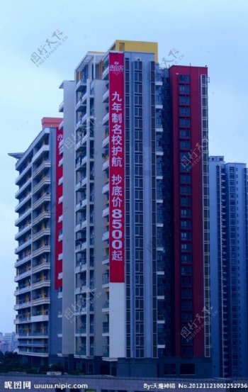 城市建筑高层楼景图片