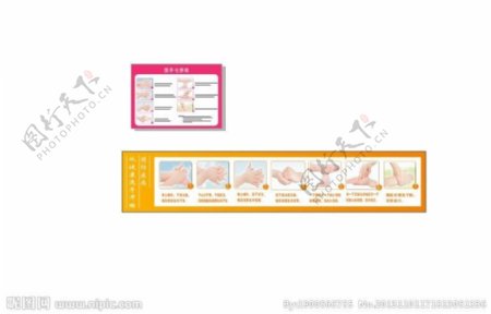 七步洗手法图片