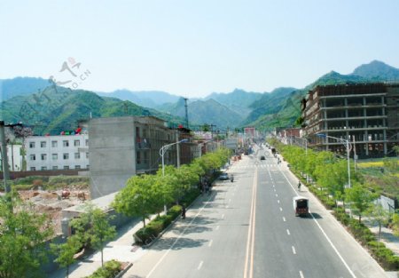 街道风景图片