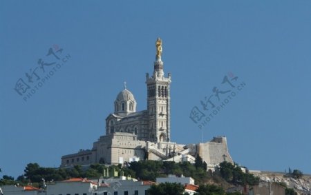 马赛圣母院图片