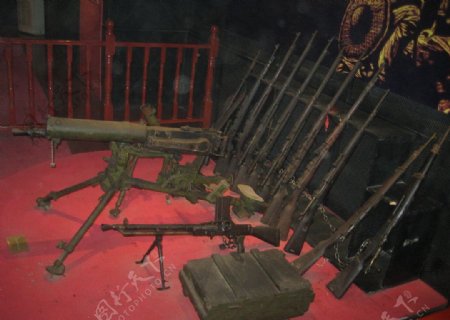 红军长征时期武器陈列图片
